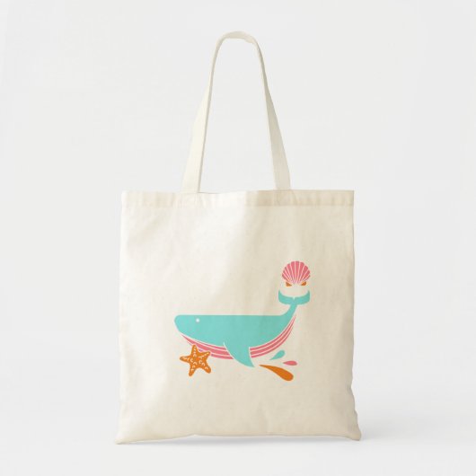 Süße Wal-Tasche Tragetasche (Vorne)