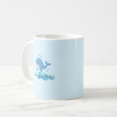 Süße Wal-Tasse Ozean Kaffeetasse (Vorderseite Links)
