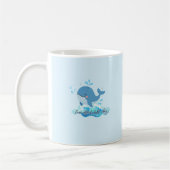 Süße Wal-Tasse Ozean Kaffeetasse (Links)