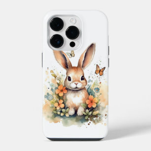 Süße Wald-Baby-Hasen-Kunst für das Kinderzimmer iPhone 14 Pro Hülle