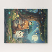 Süße Wald Freunde Puzzle (Horizontal)