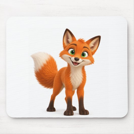 Süße Wald-Fuchs-Geschichtenbuch-Kunst Mousepad (Vorne)