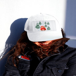 Süße Wald-Igel-Weihnachts-Trucker-Mütze | Fes Truckerkappe