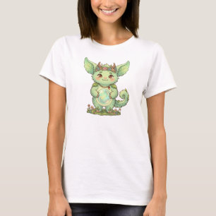 Süße Waldfee Fantasy-Kreatur-Illustration T-Shirt
