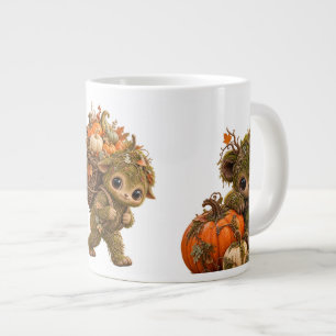 Süße Waldfee-Kürbis-Tasse Jumbo-Tasse