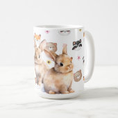 Süße Waldhasen Kaffeetasse (VorderseiteRechts)