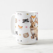 Süße Waldhasen Kaffeetasse (Vorderseite Links)