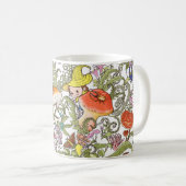 Süße Waldmädchen und Pilze Kaffeetasse (VorderseiteRechts)