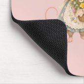 Süße Waldmaus – Europäisches Cottage Mousepad (Ecke)