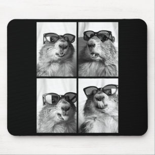 Süße Waldmurmeltiere Singles Cooles Waldtier-Foto  Mousepad