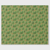 Süße Waldtier-Geschenkverpackung Geschenkpapier (Flach)