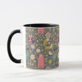 Süße Waldtiere Muster Tasse (Links)