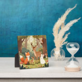 Süße Waldtiere-Nursery-Szene Fotoplatte (InSitu)