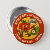 Süße Wanderapfel-Outdoor-Explorationsausrüstung Button (Vorne & Hinten)