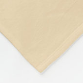 Süße warme Sonne mit Hut Fleecedecke (Ecke)