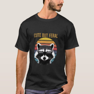 Süße Waschbären-Kinder-Tier-Lustiger Waschbär-Jung T-Shirt