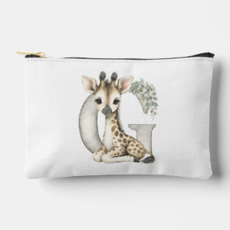 Süße Wasserfarbe-Baby-Tier-Alphabet-Giraffe Zubehörtasche