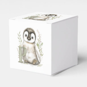 Süße Wasserfarbe-Baby-Tiere-Alphabet-Pinguin Geschenkschachtel