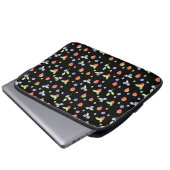 Süße Wasserfarbe Blaubeere Erdbeermuster Laptopschutzhülle (Vorne Knopf)