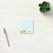 Süße Wasserfarbe Corgi Trendy Benutzerdefiniert Post-it Klebezettel (Büro)