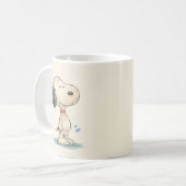 Süße Wasserfarben-Beagle-Hund-Illustration Kaffeetasse (Vorderseite Links)