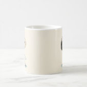 Süße Wasserfarben-Beagle-Hund-Illustration Kaffeetasse (Mittel)