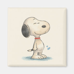 Süße Wasserfarben-Beagle-Hund-Illustration Magnet