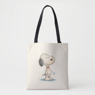 Süße Wasserfarben-Beagle-Hund-Illustration Tasche