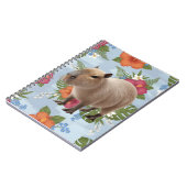 Süße Wasserfarben-Capybara-Tier-Illustration Notizblock (Linke Seite)