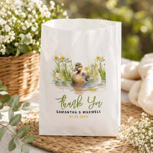 Süße Wasserfarben-Enten-Baby- Shower für Jungen Geschenktütchen