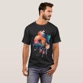Süße Wasserfarben-Fische T-Shirt (Vorne ganz)