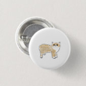 Süße Wasserfarben-Katze-Illustration Button (Vorne & Hinten)