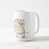 Süße Wasserfarben-Katze-Illustration Kaffeetasse (VorderseiteRechts)