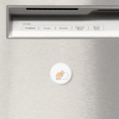 Süße Wasserfarben-Katze-Illustration Magnet (In Situ (Geschirrspüler))