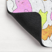 Süße Wasserfarben-Katzen-Doodle-Muster Mousepad (Ecke)