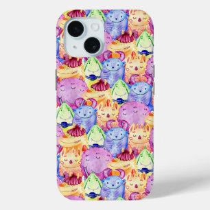 Süße Wasserfarben-Monster Case-Mate iPhone Hülle