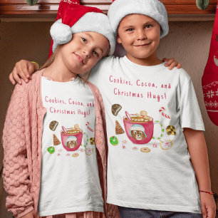 Süße Wasserfarben-Schokoladen-Gingerbread-Cookies T-Shirt