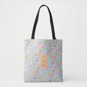 Süße Wasserfarben-Süßigkeiten Tasche