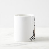 Süße Wasserfarben-Zug-Illustration Kaffeetasse (Mittel)