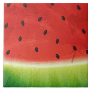 Süße Wassermalfarben-Wassermelone Riesige lustige Fliese