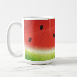 Süße Wassermalfarben-Wassermelone Riesige lustige Kaffeetasse