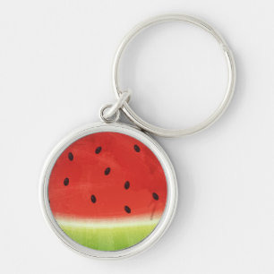 Süße Wassermalfarben-Wassermelone Riesige lustige Schlüsselanhänger