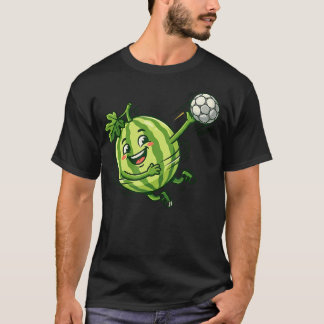 Süße Wassermelone Fußballspieler Nummer 7 T-Shirt
