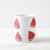 Süße Wassermelone Nahtloses Muster Kaffeetasse (Mittel)