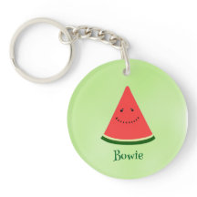 Süße Wassermelone personalisierter Acryls-Schlüsse