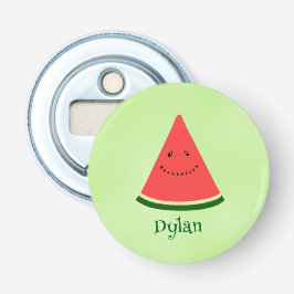 Süße Wassermelone Personalisierter Button Flaschen Flaschenöffner