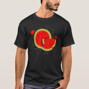 Süße Wassermelone Sommer Tropisches Obst Sommer T-Shirt