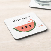 Süße Wassermelone Untersetzer (Linke Seite)