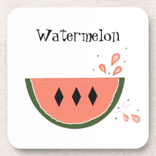 Süße Wassermelone Untersetzer