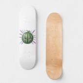 Süße Wassermelonen-Disco-Kugel Skateboard (Vorderseite)